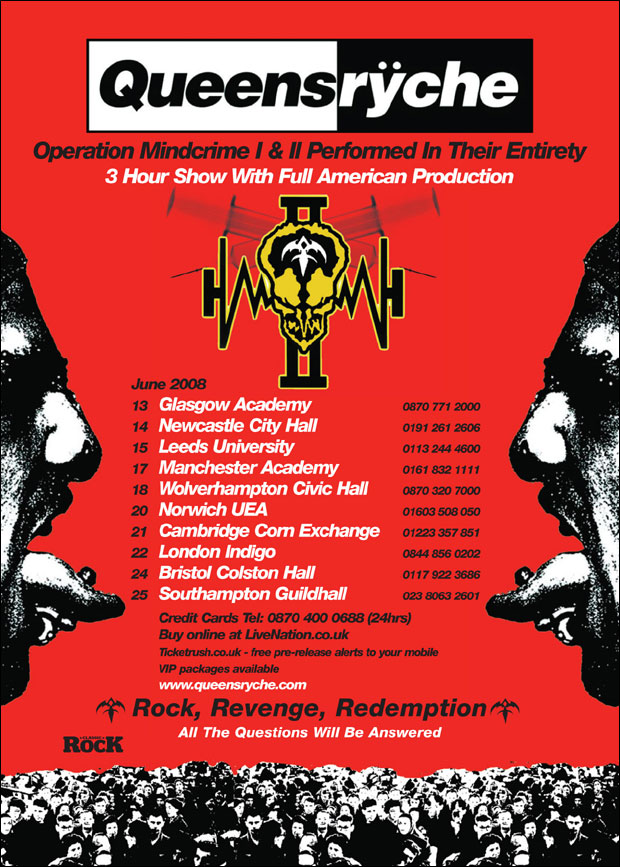 Queensryche - UK Tour June 2008