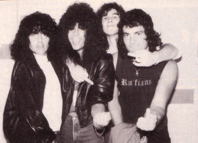 Eddie Jackson (2nd left) and some of Dio
