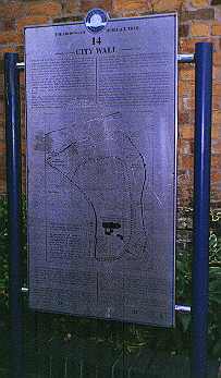 City Wall Map Plaque