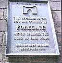 Plaque showing the Foregate - 17866 Bytes
