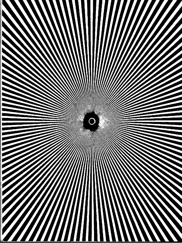 radiating lines