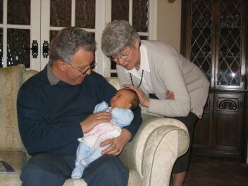 Jun with his Grandparents