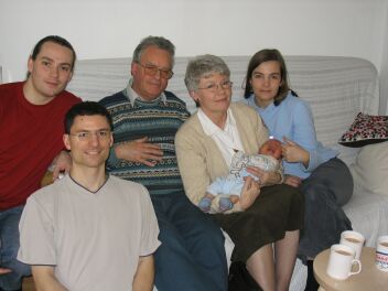 Jun with Visitors