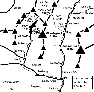 Route sketch map