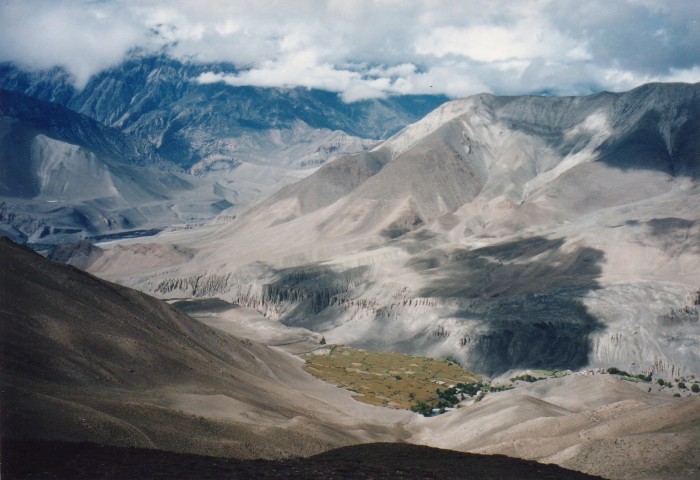 Aerial view of Jharkot