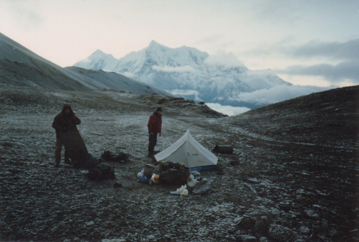Thapa ridge camp (approx 5000m)