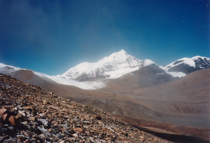 French Pass (centre-right) from Hidden Valley