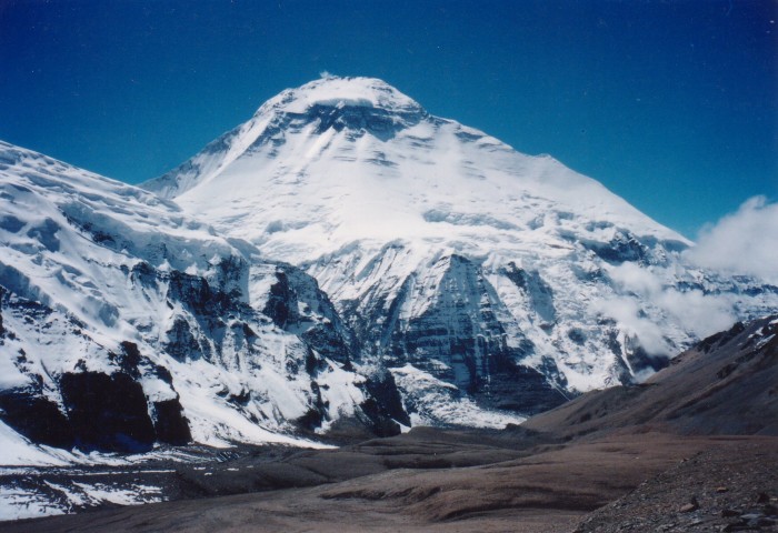 Dhaulagiri I (8167m) from north on French Pass