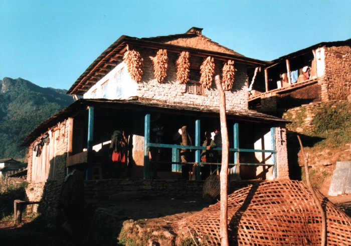 The Aadakshya's or Village Leader's house at Lulang