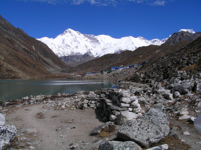 Gokyo with Cho Oyo above