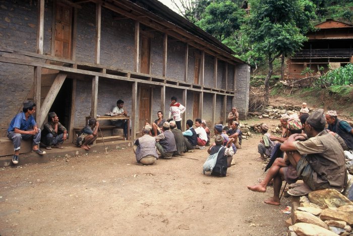 Forest Ranger facilitating a Forest User Group meeting