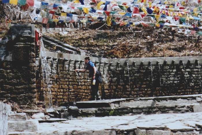 108 sacred taps at Mukhtinath