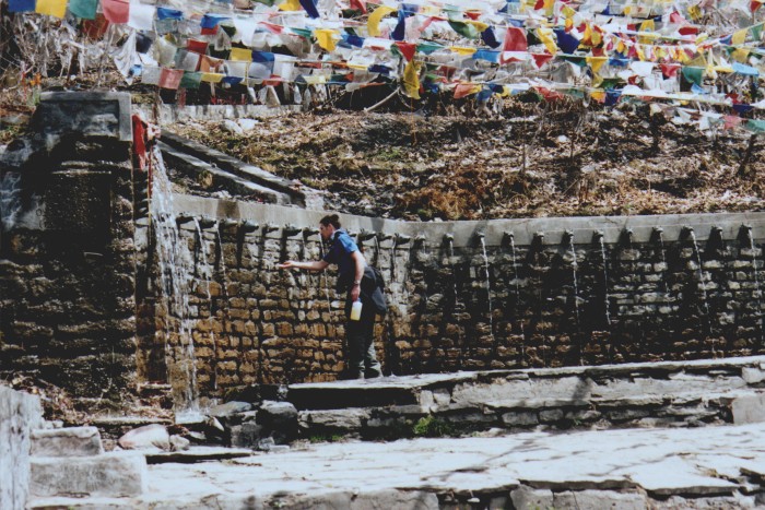 108 sacred taps at Mukhtinath