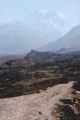 View to Jharkot with Yakawa Kang in background