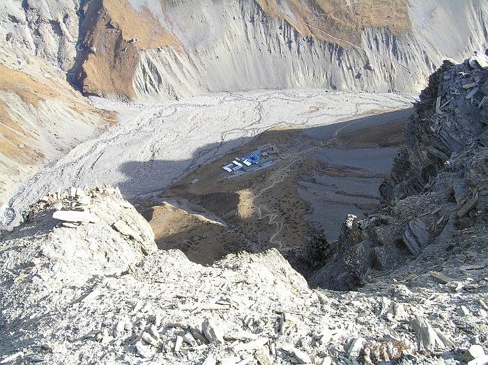 Thorung Phedi at the base of the climb to Thorung High Camp